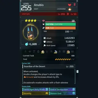 Modded Anubis god-roll (attacker)