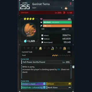 Palworld: Modded Gorirat godroll (worker) pal Pals | Pal World | Pals