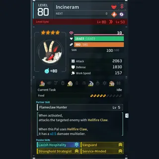 Max Legit Incineram god-roll (booster)