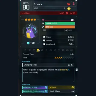 Max Legit Snock god-roll (worker)