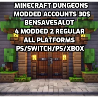Minecraft Dungeons: modding acc or modded acc 