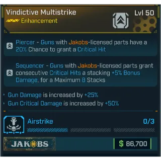 GROLL vindictive multistrike (gun damage and crit)