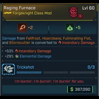 Borderlands 4: Furnace God-Roll level 60 | BL4 | Borderlands