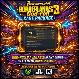 Bensavesalot God-Roll Gear drop (Grease Trap)