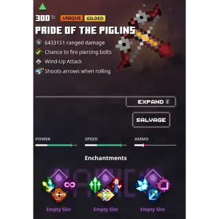 minecraft dungeons:  pride of the piglins