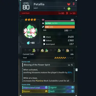 Max Legit Petallia god-roll (glider/transport/full-speed mount)