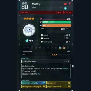 Max Legit Muffly god-roll (booster)