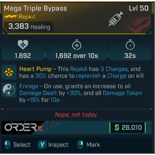GROLL mega triple bypass (enrage) repkit