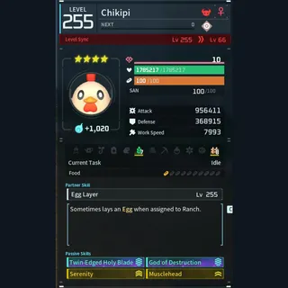 Palworld: Modded Chikipi godroll (attacker) pal Pals | Pal World | Pals