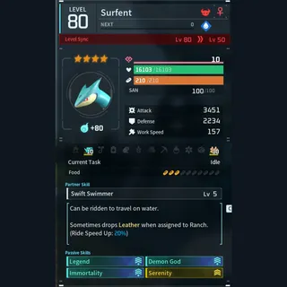 Max Legit Surfent god-roll (legit attacker)