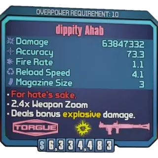 borderlands 2: Ahab (Xbox/PC) (adjustable level) 