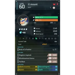 yakumo (mount)(god-roll) Palworld