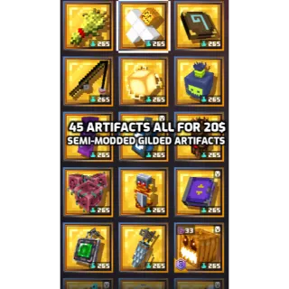 Minecraft Dungeons: semi modded artifact bundle