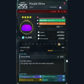 Modded Purple Slime god-roll (mount)