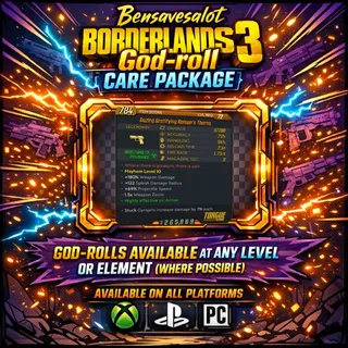 Bensavesalot God-Roll Gear drop (Roisen's Thorns)