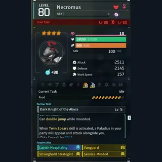 Max Legit Necromus god-roll (booster)