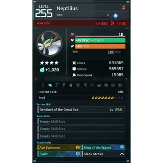 Palworld: neptillius godroll (MODDED) (swimmer) pal Pals | Pal World | Pals