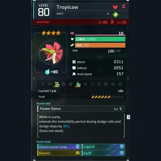 Max Legit Tropicaw god-roll (glider/transport/full-speed mount)