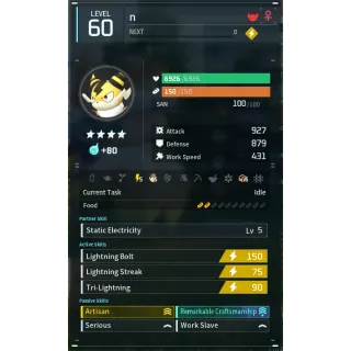 sparkit godroll (worker) pal palworld