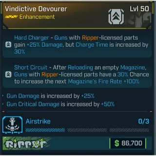 GROLL vindictive devourer (gun damage and crit)