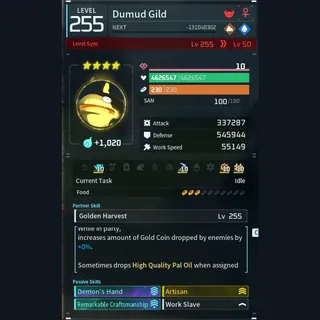 Modded Dumud Gild god-roll (worker)