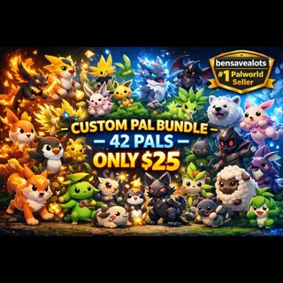 Palworld: bundle 42 pals | Pal World | Pals