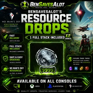 No Man's Sky: Silver(9999) Resource Drop | NMS | No Mans Sky