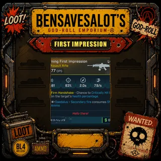 Bensavesalot Storefront - First Impression | Any Level