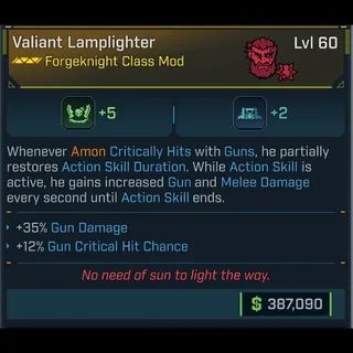 Borderlands 4: Lamplighter God-Roll level 60 | BL4 | Borderlands