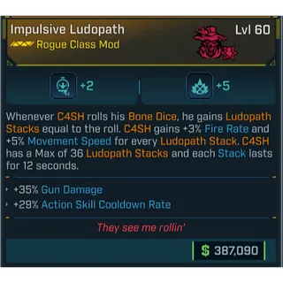 C4sh Ludopath  class mod level 60