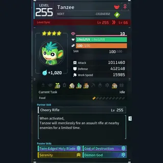 Palworld: Modded Tanzee godroll (attacker) pal Pals | Pal World | Pals