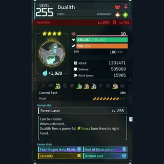 Modded Dualith god-roll (attacker)