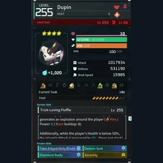 Palworld: Modded Dupin godroll (attacker) pal Pals | Pal World | Pals