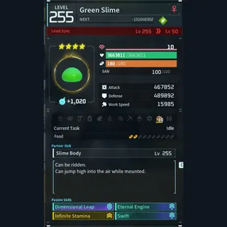 Modded Green Slime god-roll (mount)
