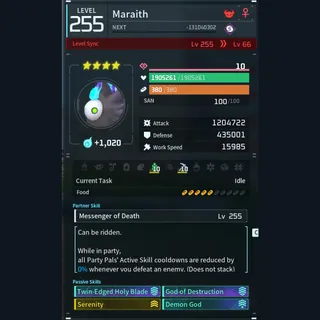 Palworld: Modded Maraith godroll (attacker) pal Pals | Pal World | Pals