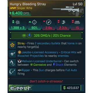 GROLL hungry bleeding stray (tox/elec)
