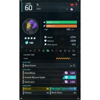 frostallion noct godroll (worker) pal palworld