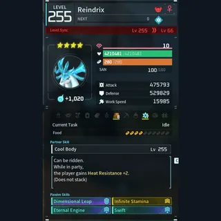 Palworld: Modded Reindrix godroll (mount) pal Pals | Pal World | Pals