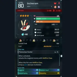 Max Legit Incineram god-roll (legit attacker)