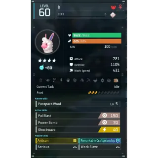 Melpaca terra godroll (worker) pal palworld