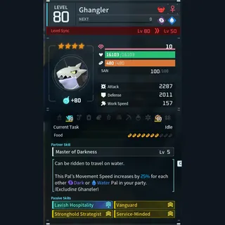 Max Legit Ghangler god-roll (booster)