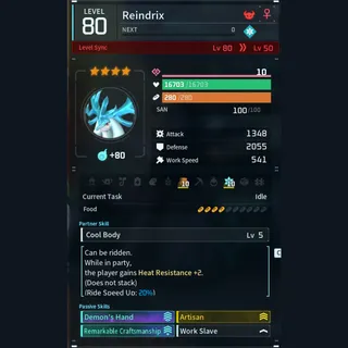Max Legit Reindrix god-roll (worker)
