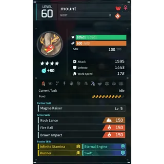 Palworld: blazamut mount (mount)(god-roll) Pals | Pal World | Pals