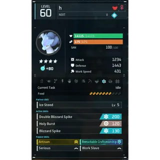 frostallion godroll (worker) pal palworld