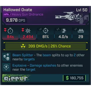 GROLL hallowed ovate (rad) level 50