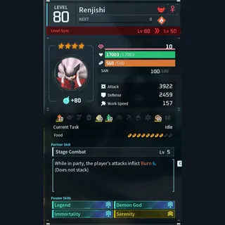 Max Legit Renjishi god-roll (legit attacker)