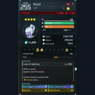 Palworld: Modded Dazzi godroll (attacker) pal Pals | Pal World | Pals