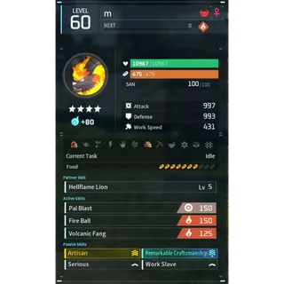 pyrin godroll (worker) pal palworld