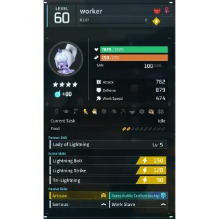 Palworld: dazzi (worker)(god-roll) | Pal World | Pals