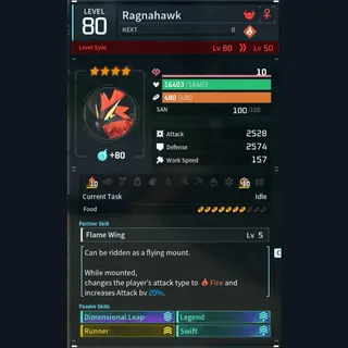 Max Legit Ragnahawk god-roll (glider/transport/full-speed mount)